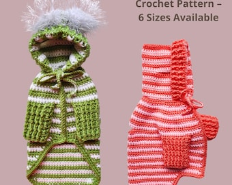 Cat sweater crochet pattern, Cat hoodie, crochet pattern, sphynx cat clothes, gift for cats, pet clothing, cat coat, crochet hood, pom pom.