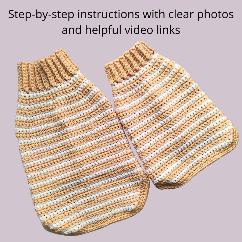 Sphynx cat sweater pattern, Crocheted sweater for cat pattern, Crochet dog sweater pattern, sphynx cat clothes, cat sweater crochet pattern. image 13