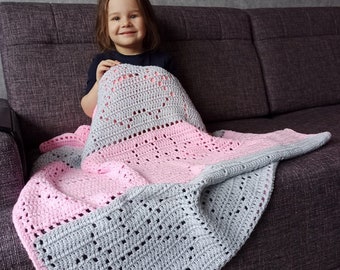 Tejidas Puntos De Crochet Para Mantas De Bebe Recién Nacido Manta
