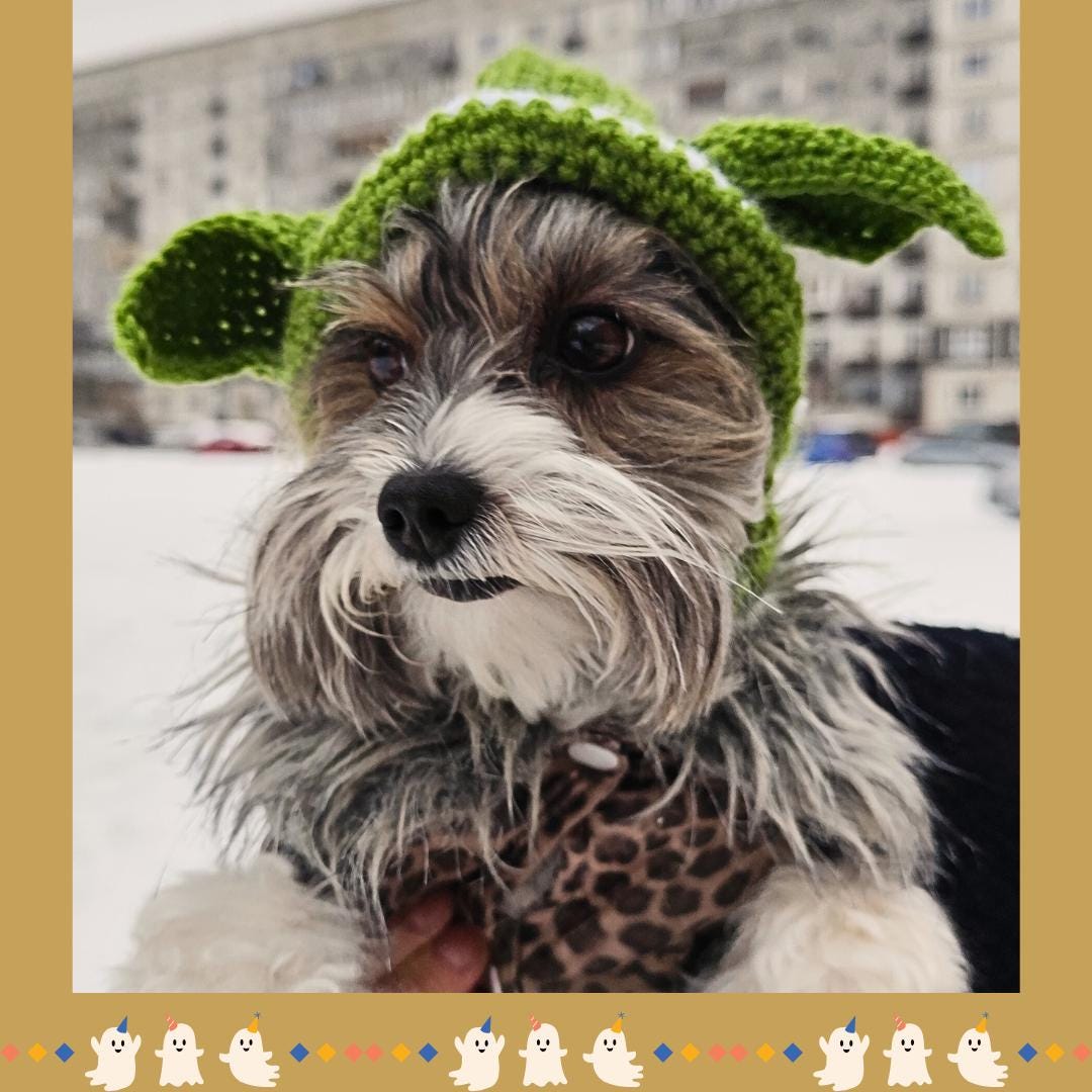 Crochet Alien Dog Costume Pattern: Funny Halloween Outfit (PDF Pattern ...