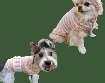 Chihuahua Crochet Dog Sweater Dress Pattern Dog Sweater
