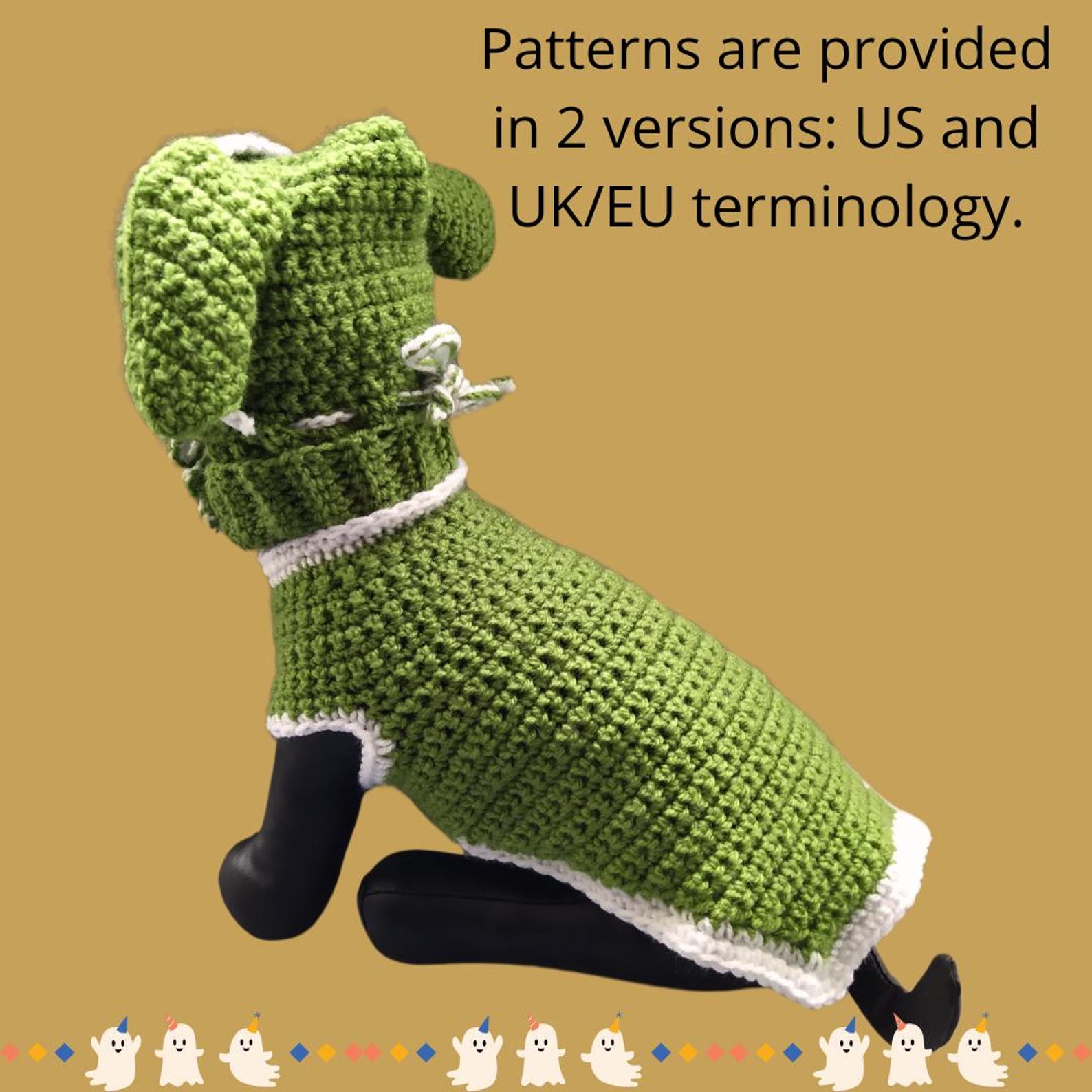Crochet Alien Dog Costume Pattern: Funny Halloween Outfit (PDF Pattern ...