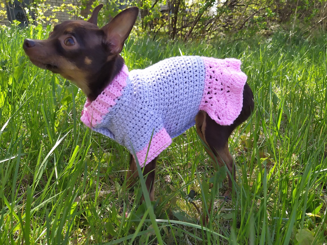 Dress for Dogs, Dog Dress Pattern, Dog Sweater Crochet Pattern, Crochet