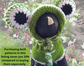 Patrón de suéter de crochet para perros, Patrones de suéteres y