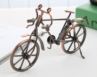 100%handmade metal sculpture biking, metal sculpture bicycle,metal sculpture tabletop,metal sculpture stand