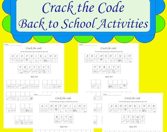 Back to School/School Rules Activity