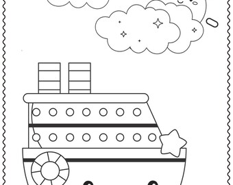 Download Car Coloring Book Etsy