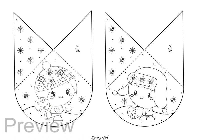 Corner Bookmark Printable Templates | Christmas Activities for Kids ...