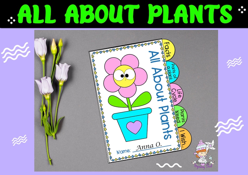 Life Cycle of a Plant Parts of a Plant Plant Activity Unit - Etsy