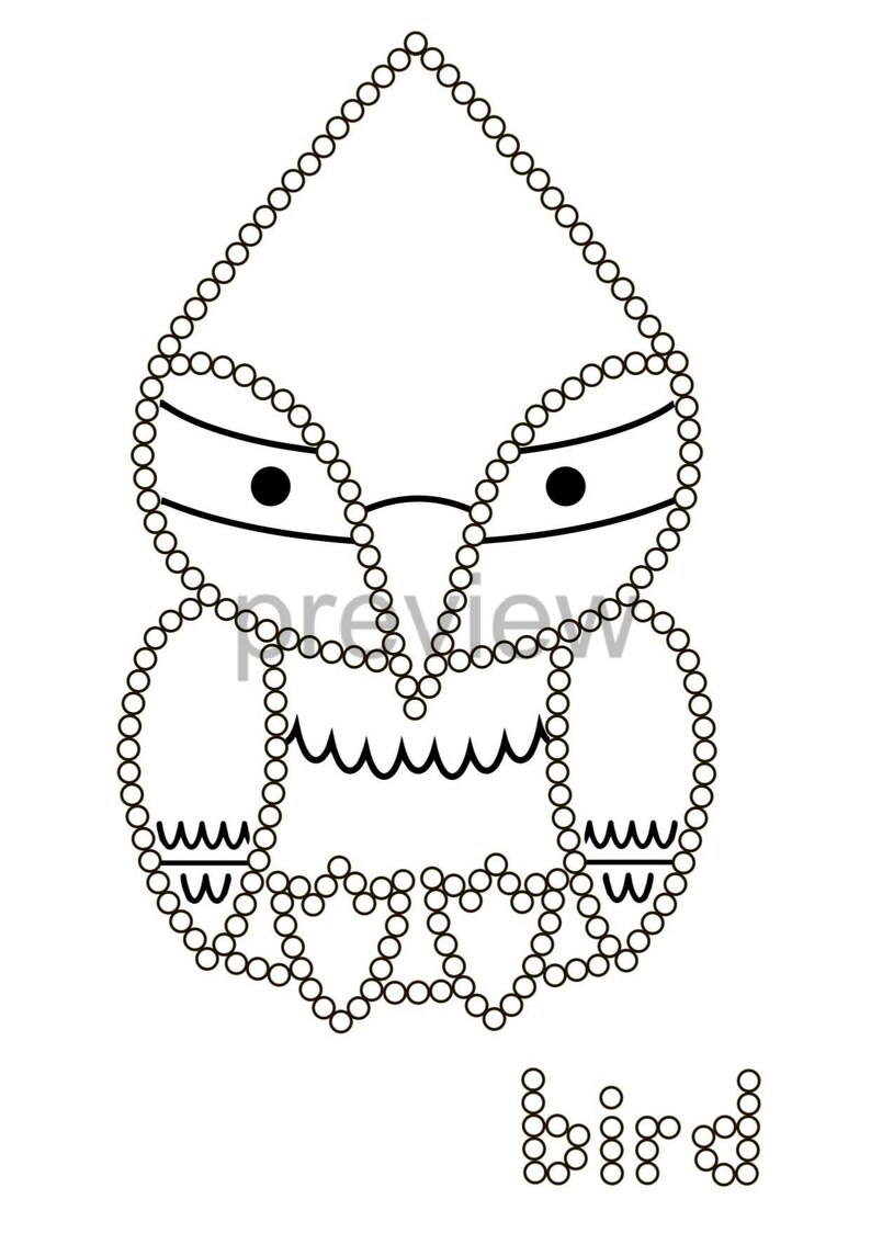 Q-tip Painting Worksheets | Animals Dot Painting | Do a Dot Worksheets ...
