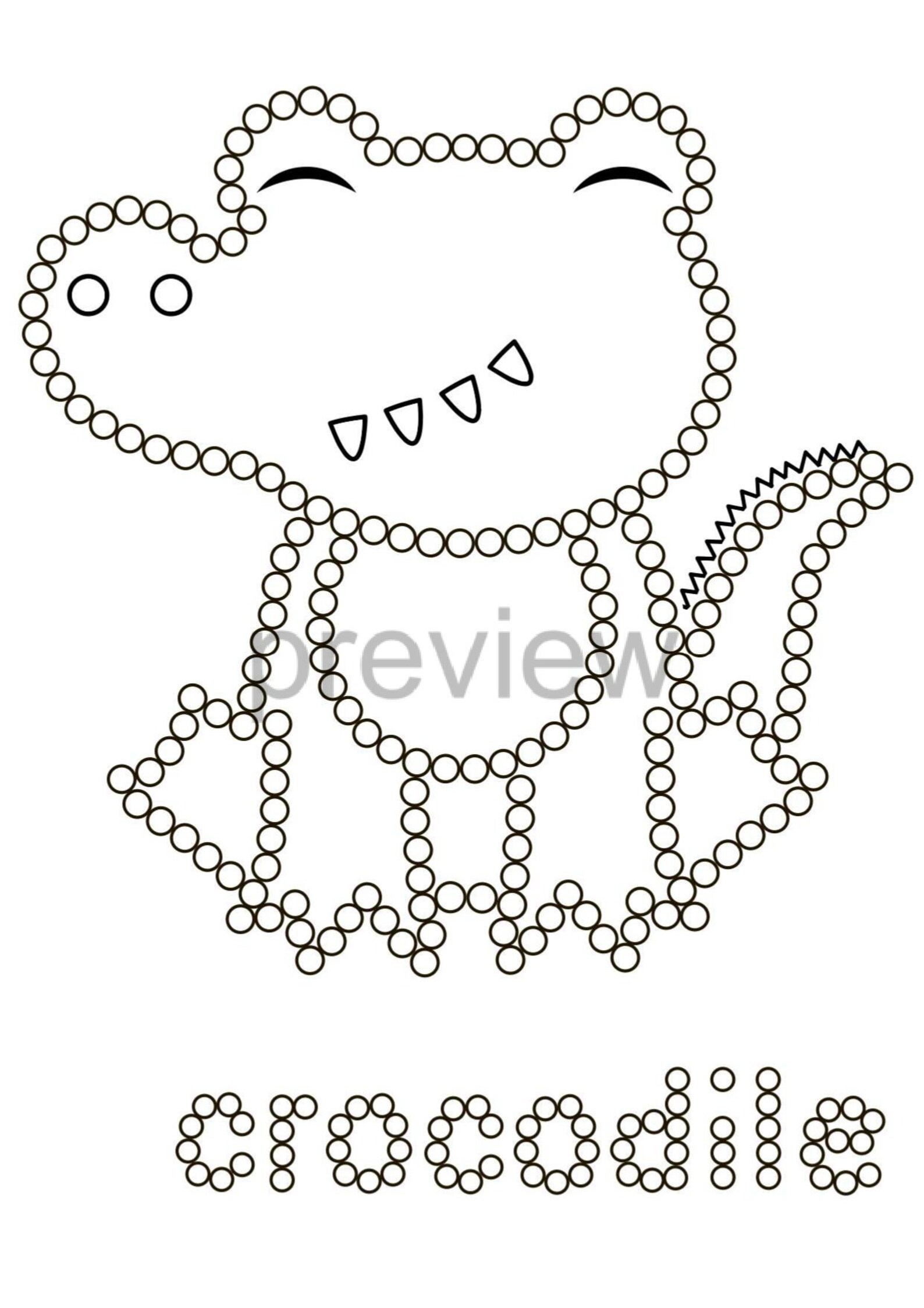 Q-tip Painting Worksheets | Animals Dot Painting | Do a Dot Worksheets ...