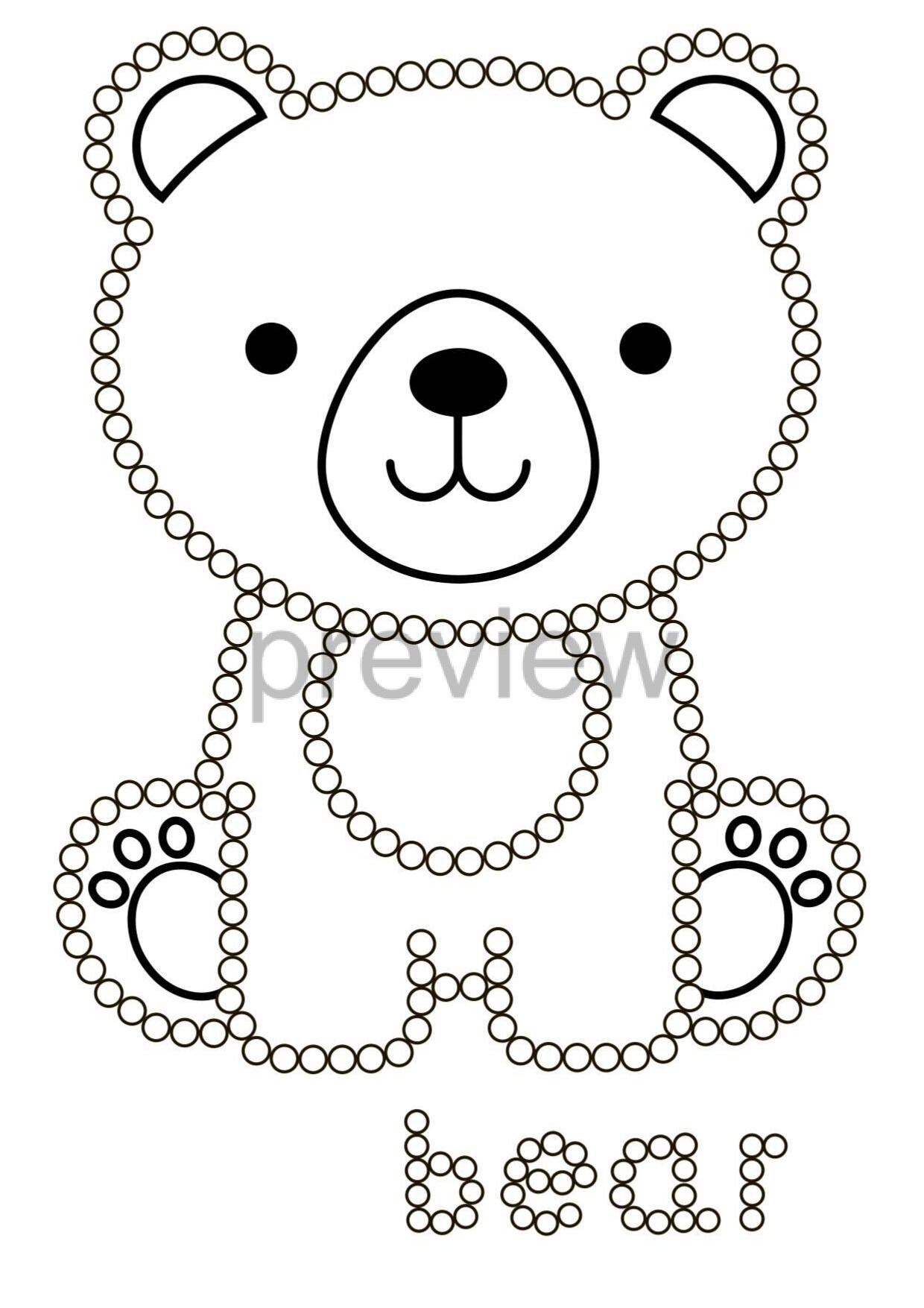 Q-tip Painting Worksheets | Animals Dot Painting | Do a Dot Worksheets ...