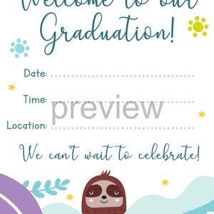 Kindergarten Graduation Bundle | Kit, Printable Diploma, Invitation ...