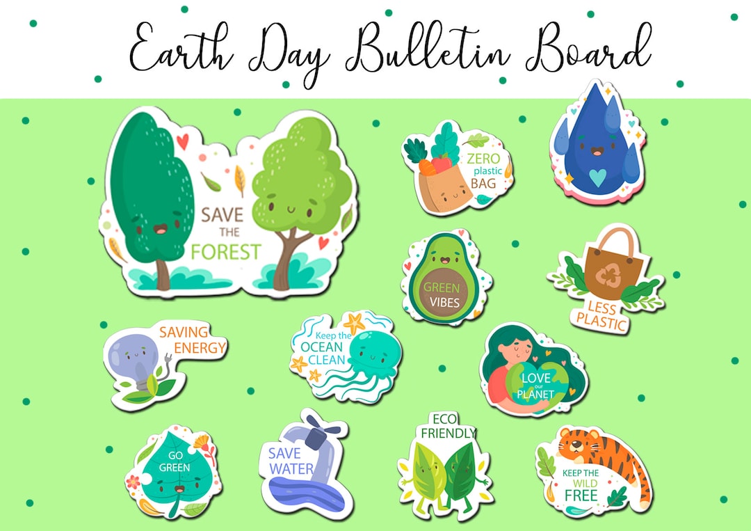 Earth Day Decor Earth Day Bulletin Board Decor Earth Day Classroom Door
