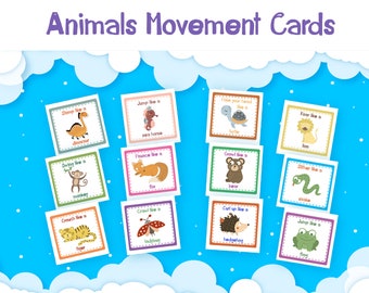 animal movements etsy