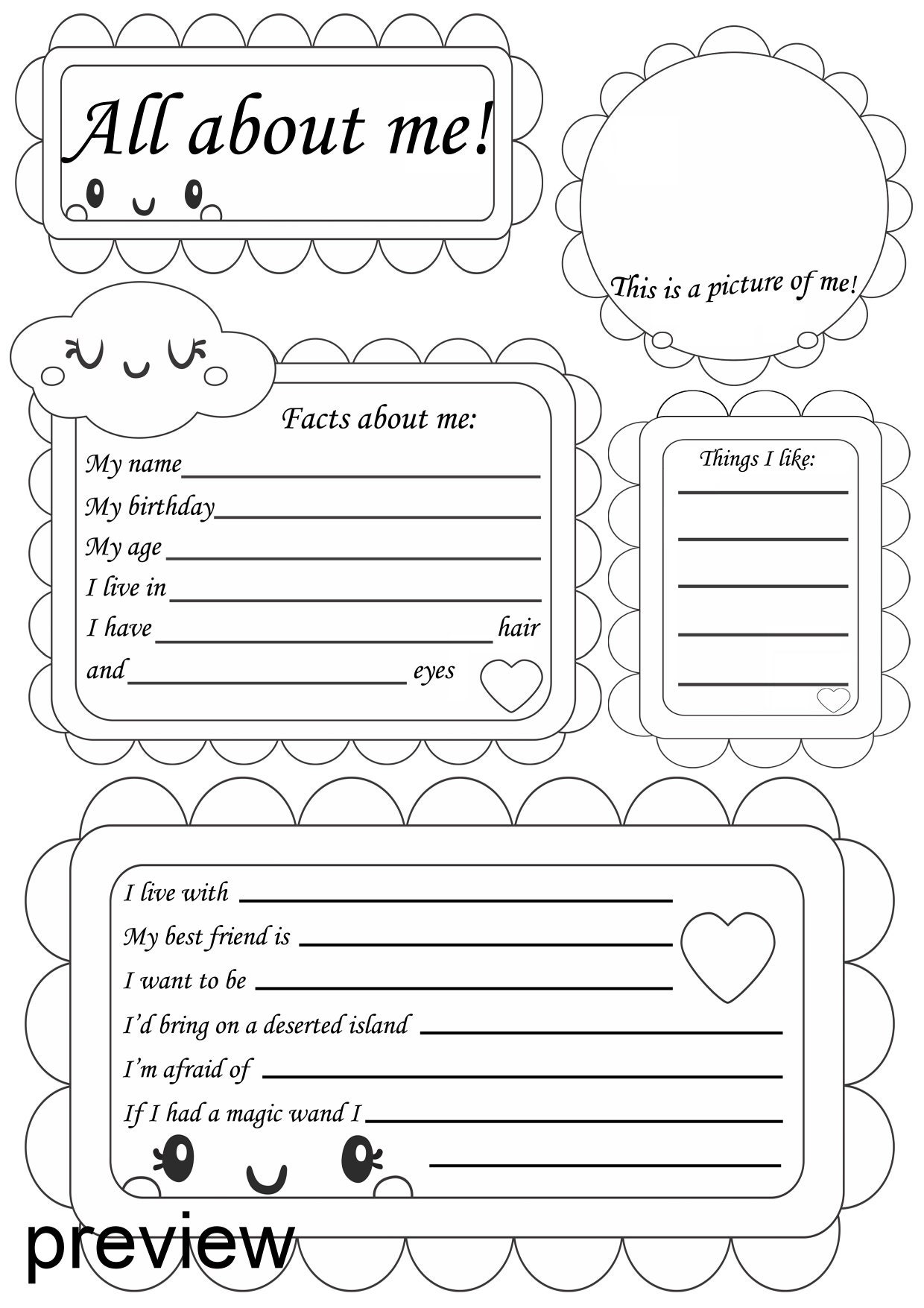 all-about-me-poster-printable-worksheet-back-to-school-template-first-day-of-school-activities-school-sheets-digital-download-etsy for Back To School All About Me Free Printable All About Me Poster | Printable Worksheet | Back to School Template | First Day of School Activities | School Sheets Digital Download - Etsy for Back To School All About Me Free Printable