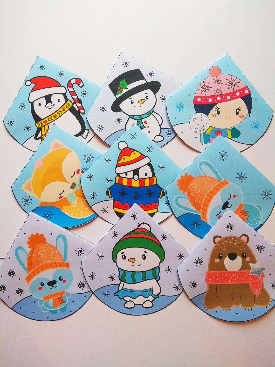 Corner Bookmark Printable Templates | Christmas Activities for Kids ...