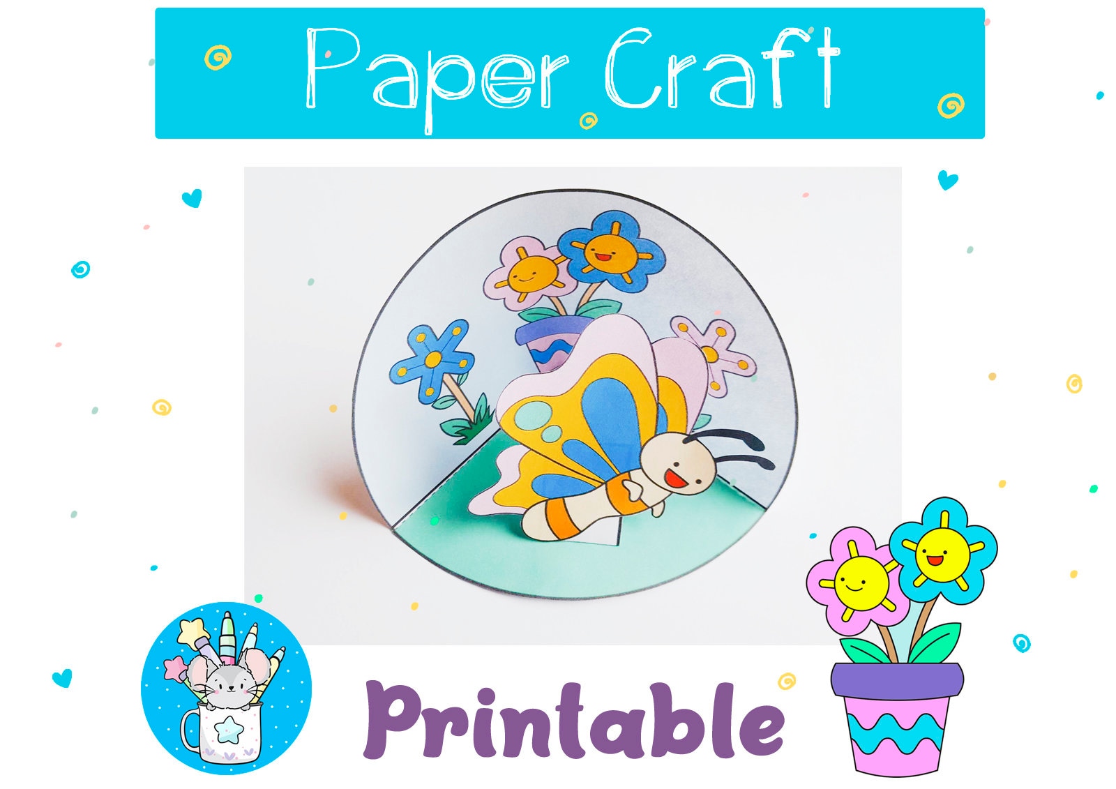 paper-craft-for-kids-printable-spring-diy-bugs-paper-craft-activities