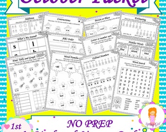 Day of the Dead Math and Literacy Packet | Printable Worksheets