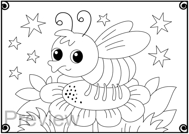 Bugs Coloring Pages Insects Printable Coloring Sheets Spring Activities ...