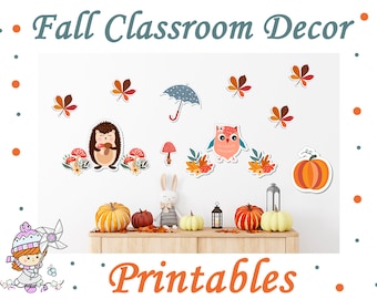 Pinnwand-Bordüre Herbst – Kürbis & Ahornblätter, 25 M Rolle Für Klassenzimmer & Deko