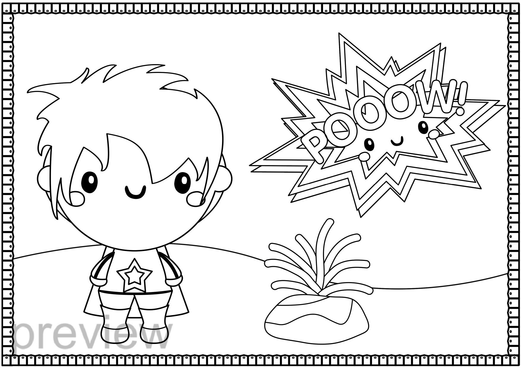 Super Hero Coloring Pages Printable Super Hero Coloring Book for Kids
