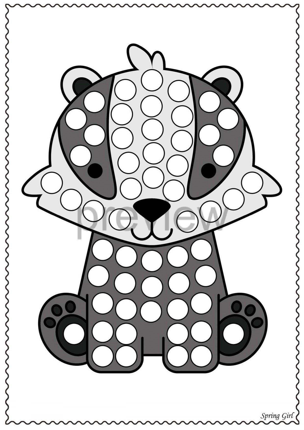 ANIMALS DOT MARKERS Book for Kids Ages 4 - 8: With Animals Coloring Pages  BONUS by Leolele Press