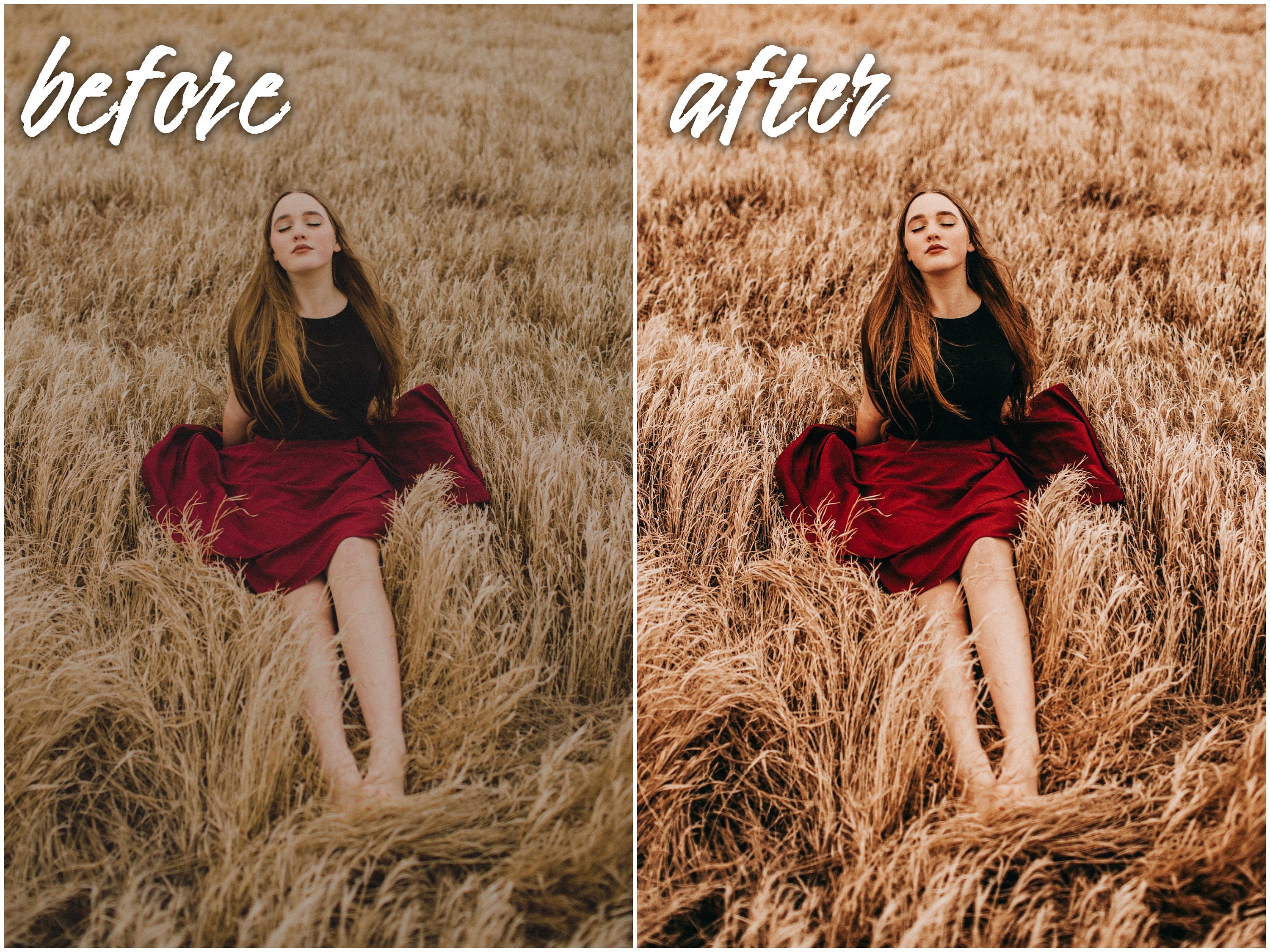 Warm Preset / Lightroom Preset / Mobile Preset / Presets