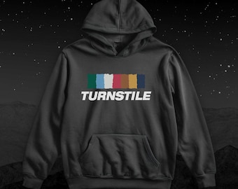 Sudadera con capucha "Colour Wall" de Turnstile / Artículos de la banda