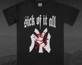 バンドT SICK OF IT ALL シックオブイットオール NYハードコア Vintage “Sick of it All” Band Tee Shirt T-Shirt New York