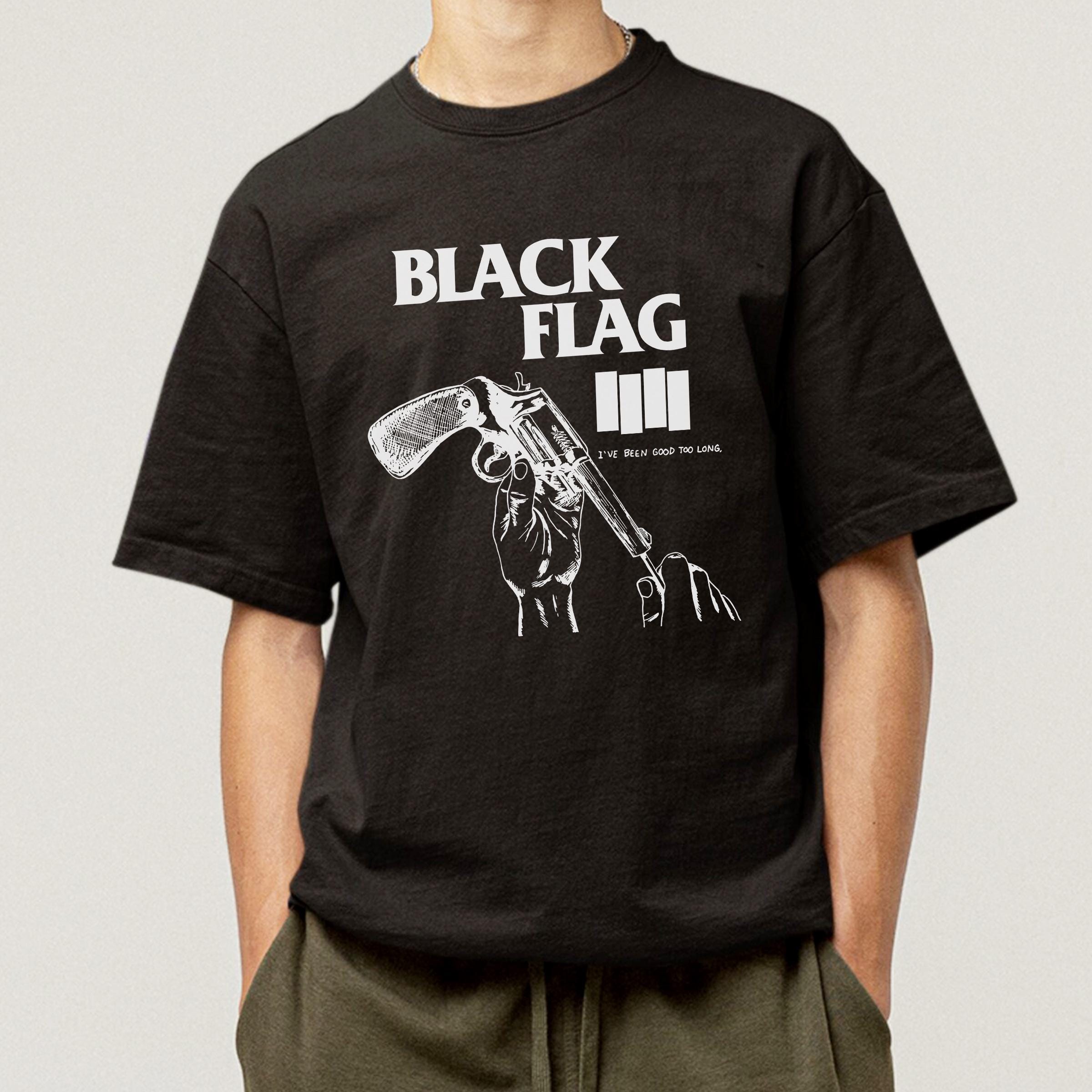 Black Flag Punk Band T-shirt, 
