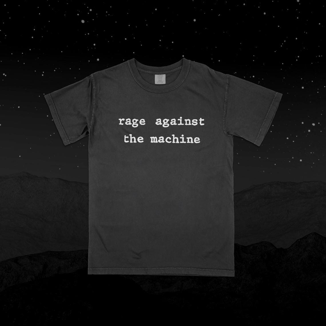 Rage Against The Machine / RATM American rap metal band logo Tee T-Shirt, RATM, Zack De La Rocha, Killing In The Name of, Band Merch