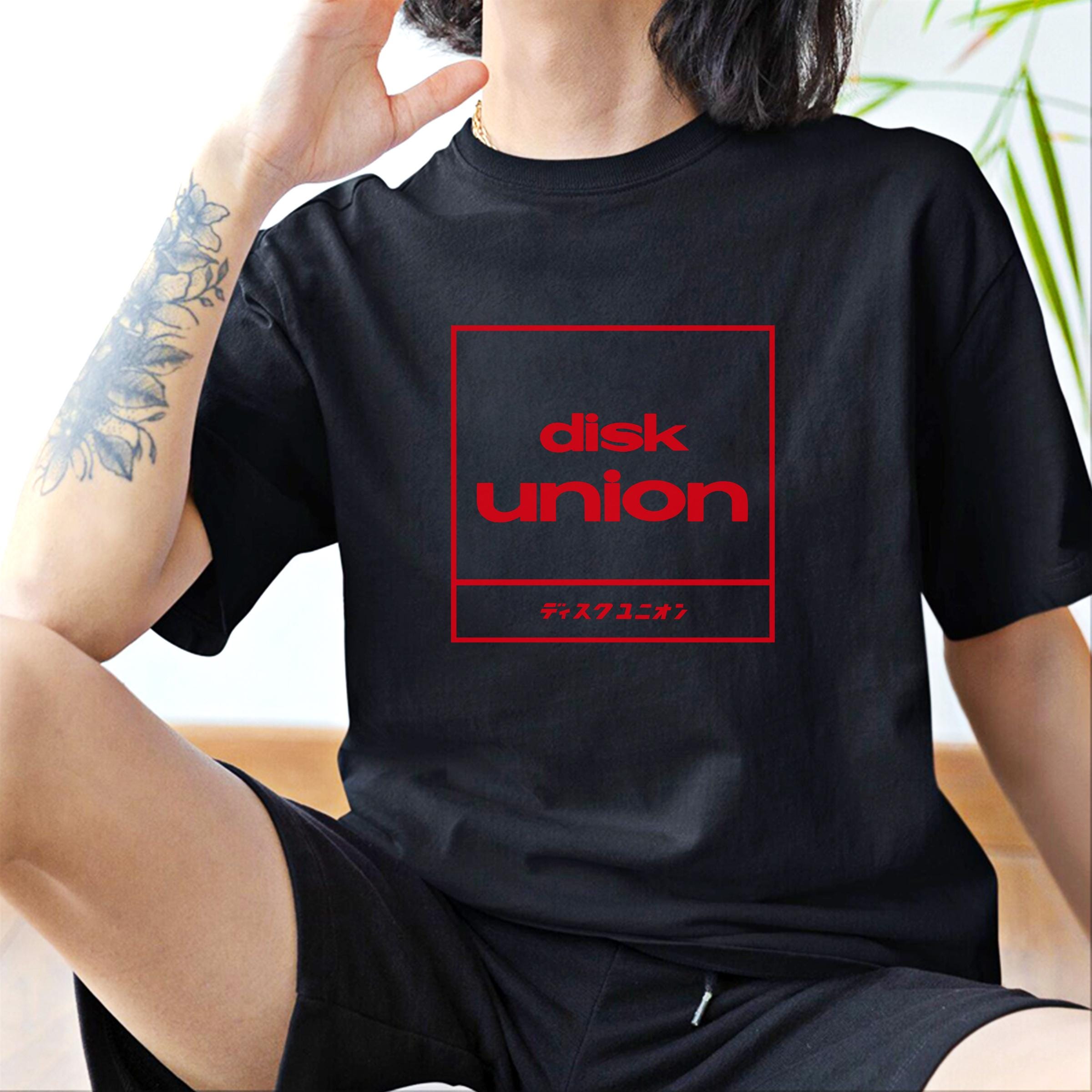 Disk Union Logo T-shirt, Japan Record Shop Merch - Etsy