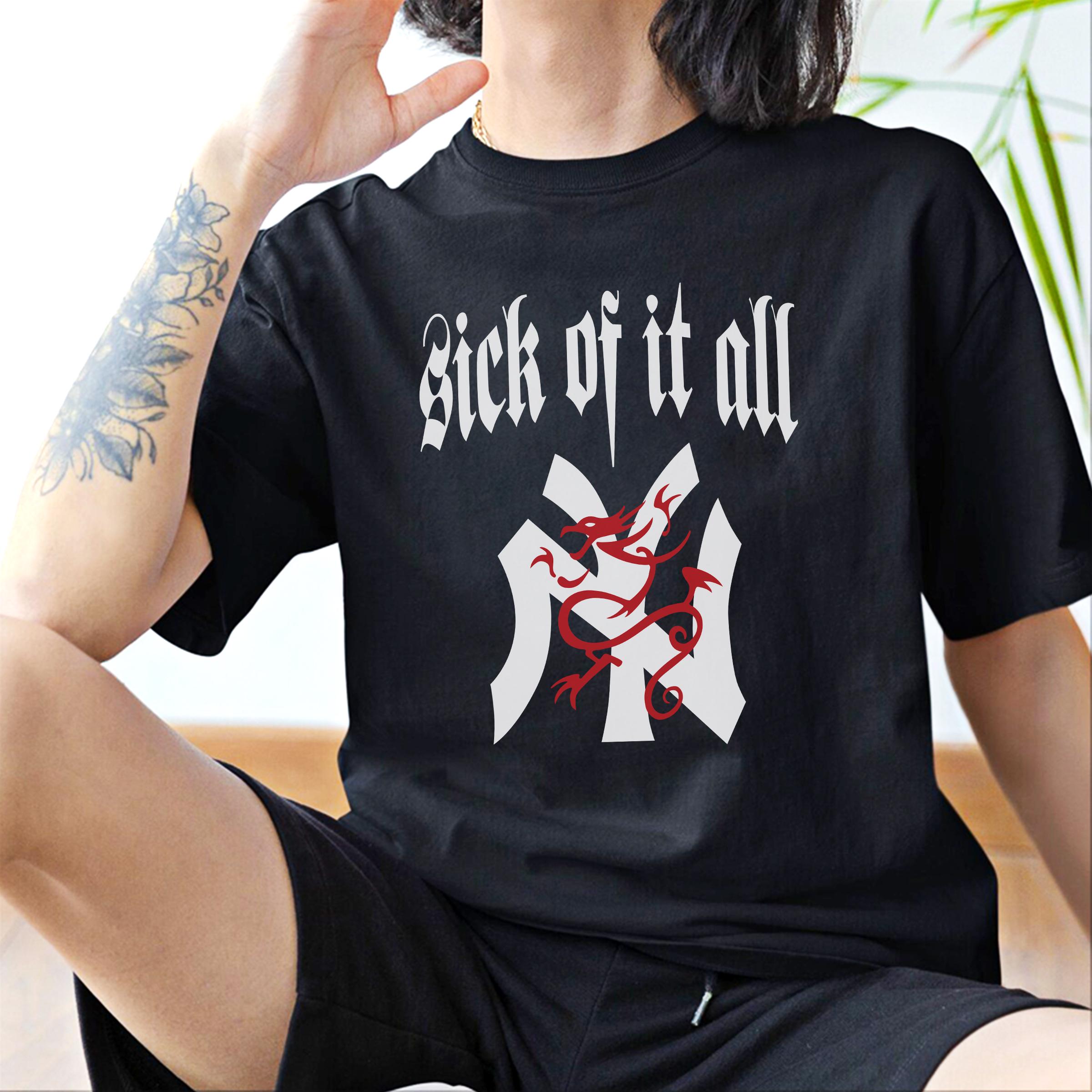 Sick of It All Hardcore Band T-shirt, 90s NYC Merch Comfort Colors