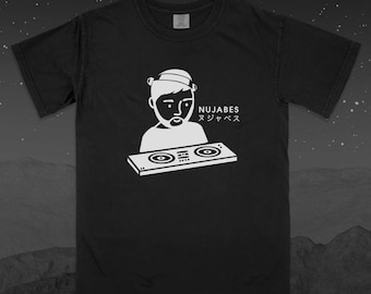 NUJABES (jun Seba) Fanart T-shirt, Retro Graphic, Hip Hop Tee