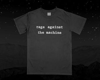 Koszulka z logo Rage Against The Machine, wygodna w kolorach