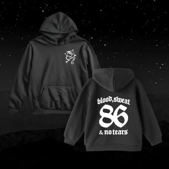 Sick of It All "Blood, Sweat & No Tears" Hoodie, Sick of It All Merch, Sick Of It All Hoodie, Hardcore Band Hoodie, Band Merch, Gift For Him