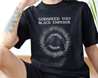 氣志團 Tシャツ GOD SPEED You Saturday night Godspeed You! Black Emperor Sleep T-shirt, Post Rock Band