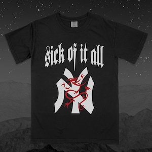 Sick of It All Hardcore Band T-shirt, 90s NYC Merch Comfort Colors