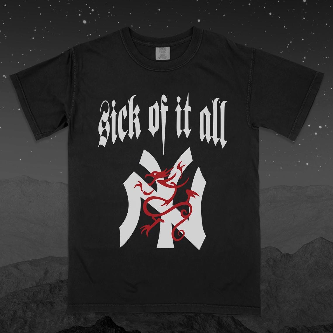 Sick of It All Band T-shirt, NYC Hardcore, Comfort Colors - Etsy