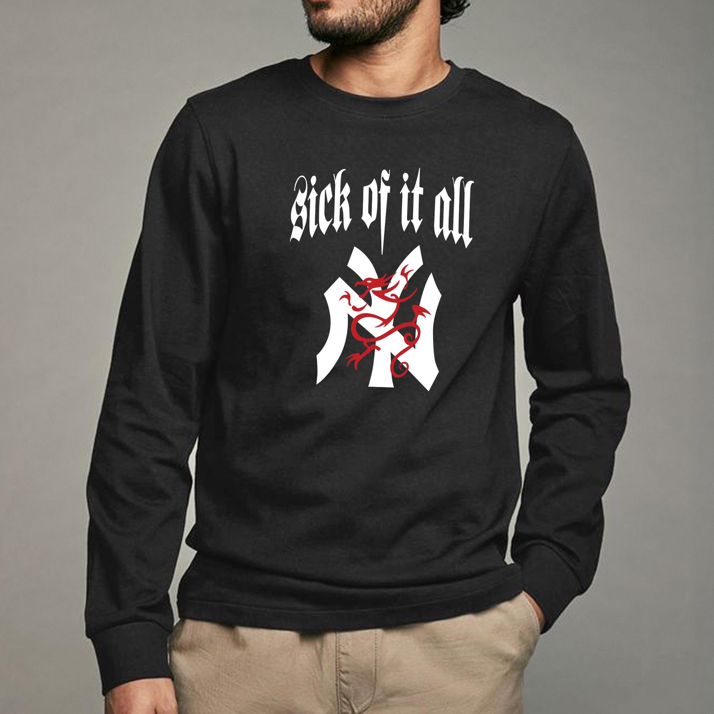 Sick of It All Long Sleeve Shirt, NYC Hardcore Band Merch - Etsy