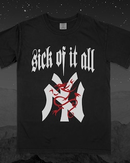 Sick of It All Hardcore Band T-shirt, 90s NYC Merch Comfort Colors