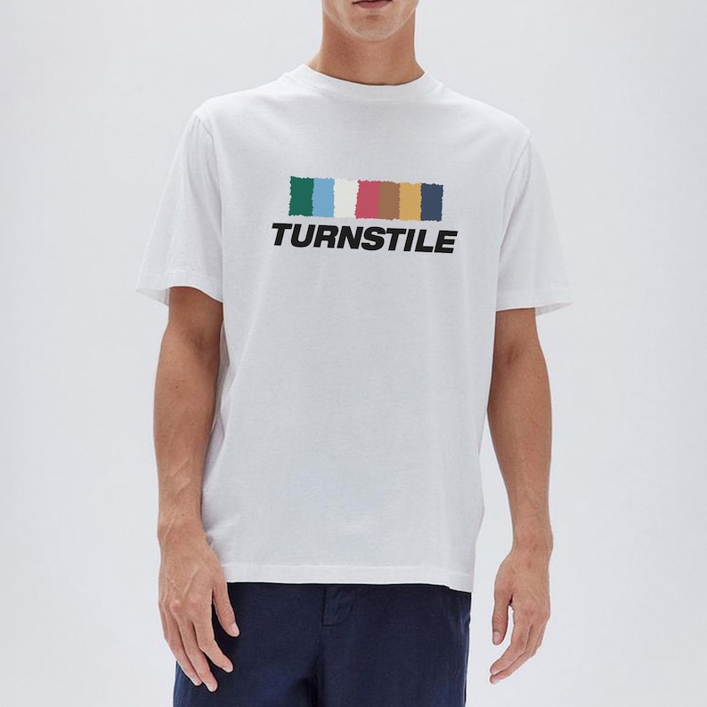 Turnstile "Color Wall" T-Shirt | Comfort Colors Band Tee image 5