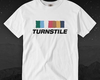 Turnstile 'Colors Wall' T-Shirt | Komfort Farben Band T-Shirt