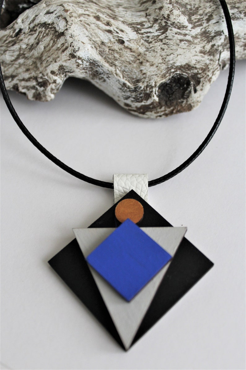 Modern Geometrical Pendant, Abstract Jewelery,bold Accessories,gift for ...