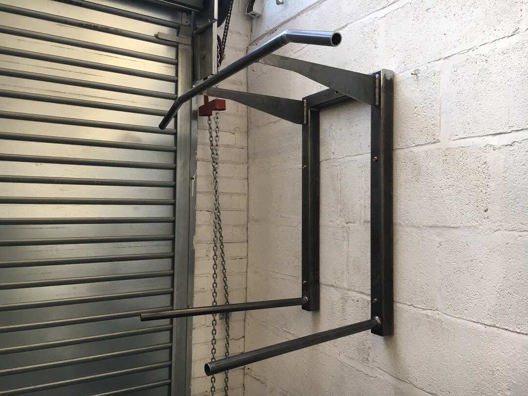 Pull up Bar Home Gym Chin up Bar Wall Mounted Fitness Etsy UK