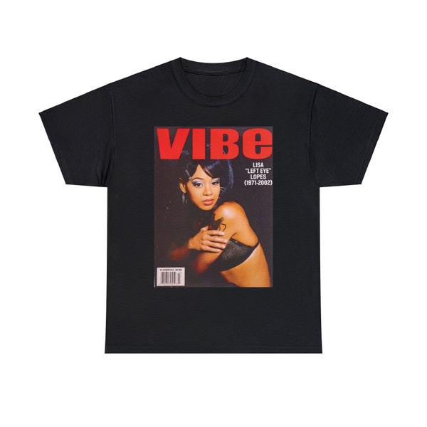 Lisa Left Eye Lopez Vibe Magazine T Shirt TLC