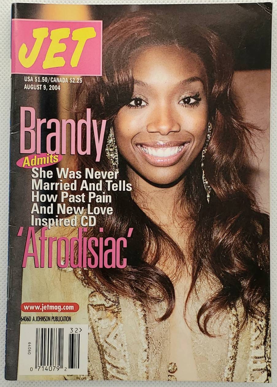 Jet magazine Brandy 2004 Etsy