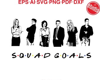 Friends Tv Show Svg Etsy
