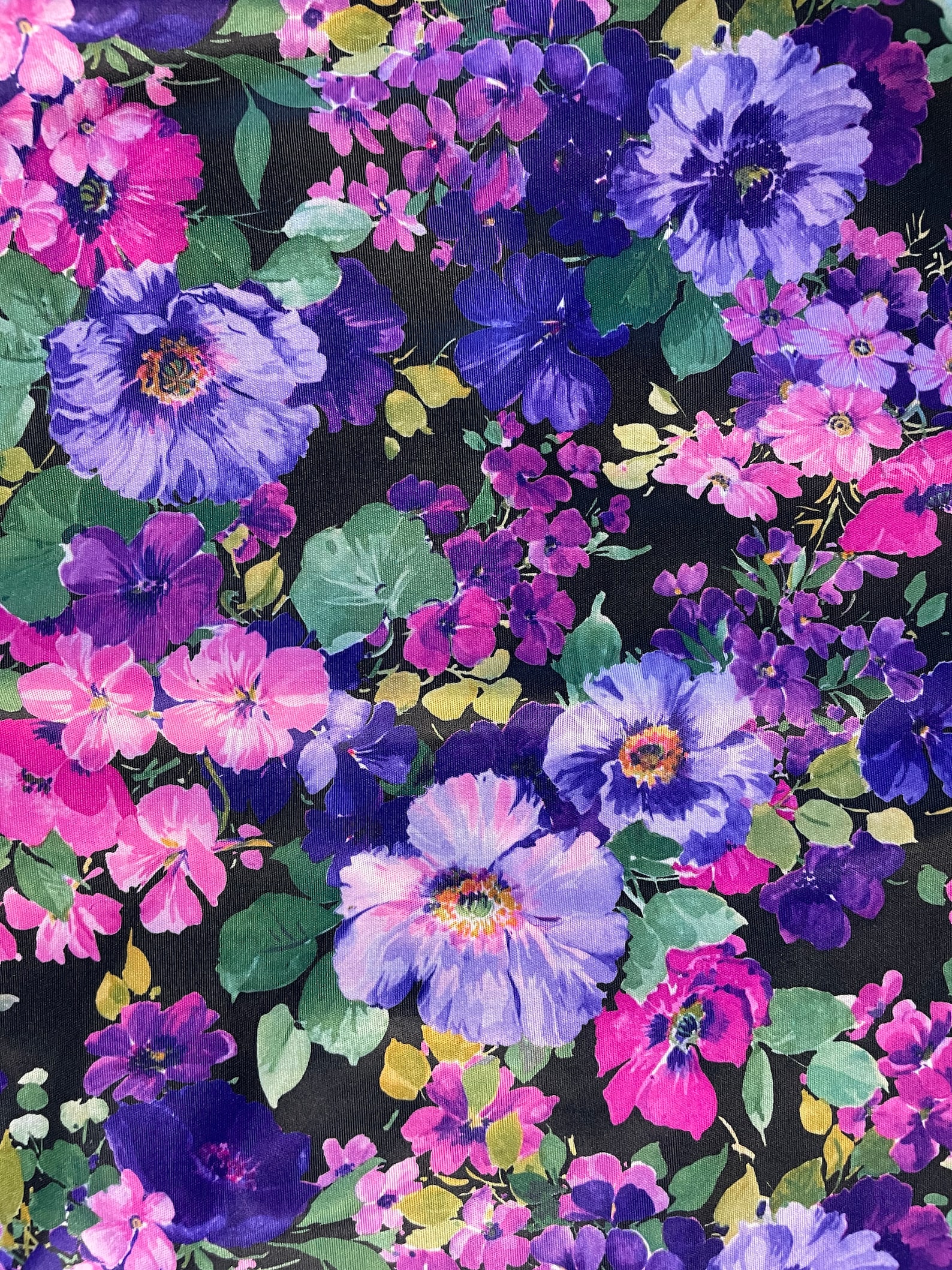 80s Vintage Green Pink and Purple Floral Top / 80s Does 70s Etsy